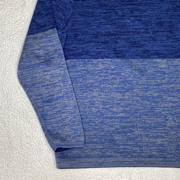 REI Blue 1/4 Zip Pullover Sweater: Size Large - Picture 7 of 11